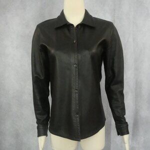 Vintage Banana Republic Leather Shirt